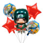 Pack de 5 globos ITACHI Naruto Pack de 5 globos ITACHI Naruto