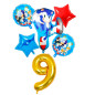 Kit de 6 globos Sonic