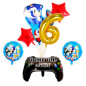 Kit de 7 globos Sonic