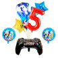 Kit de 7 globos Sonic