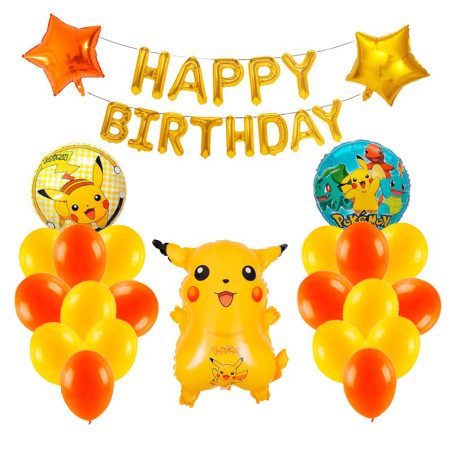 Kit de Globos Picachu /Pokemon
