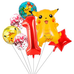 Pokemon Kit x 7 globos