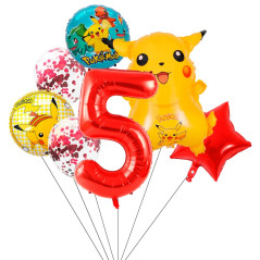 Pokemon Kit x 7 globos