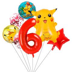 Pokemon Kit x 7 globos