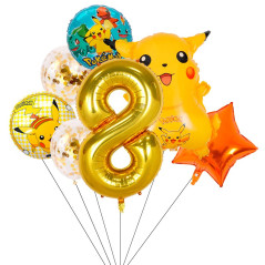 Pokemon Kit x 7 globos
