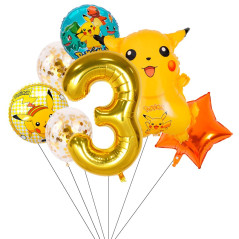 Pokemon Kit x 7 globos