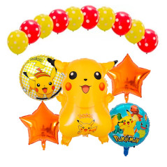 Kit de globos Picachu con Latex Polka
