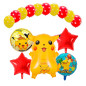 Kit de globos Picachu con Latex Polka Kit de globos Picachu con Latex Polka