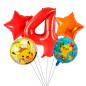 Kit Pokemon x 5 globos