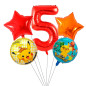 Kit Pokemon x 5 globos