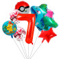 Kit Pokemon / Bulbasour x 7 globos