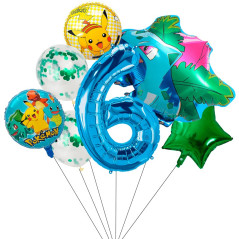 Pokemon Kit x 7 globos