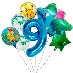 Pokemon Kit x 7 globos