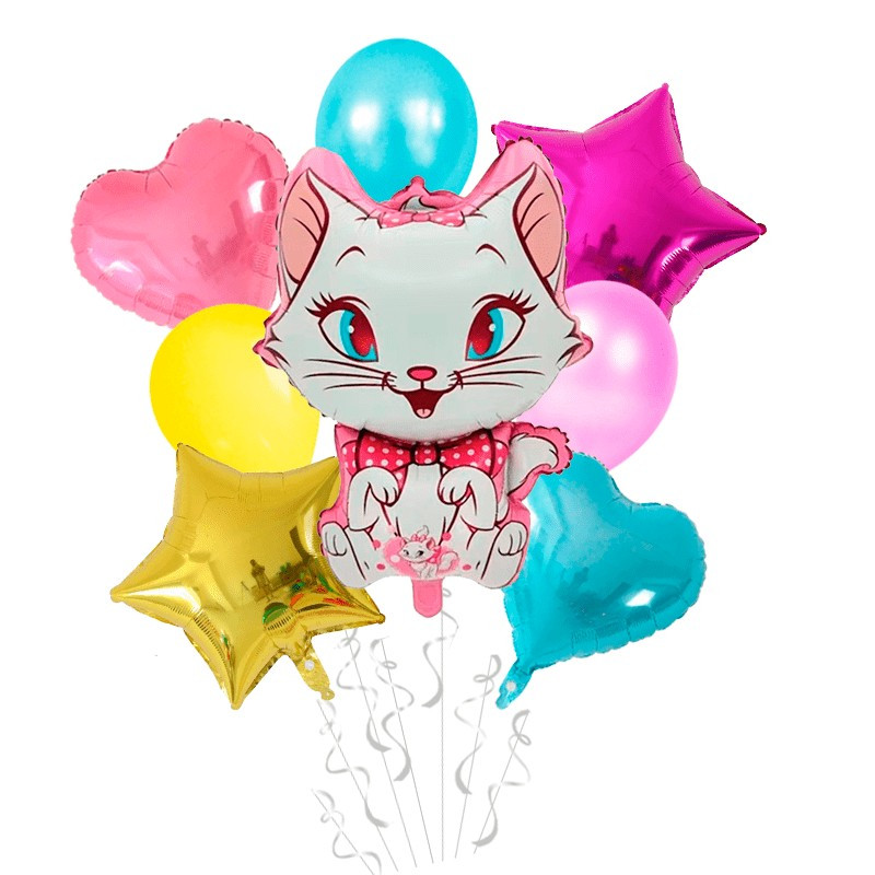 Marie Cat (Kit o pack x 8 globos)