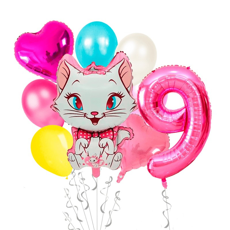 Marie Cat (Kit o pack x 8 globos)