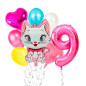 Marie Cat (Kit o pack x 8 globos)
