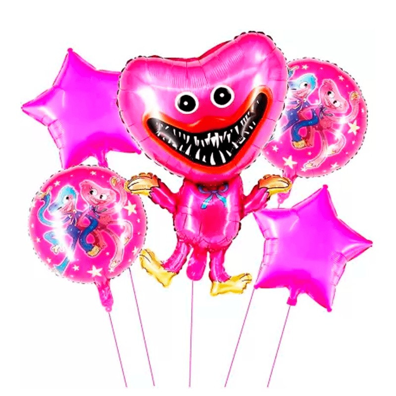 Globos Poppy Playtime (Fucsia)