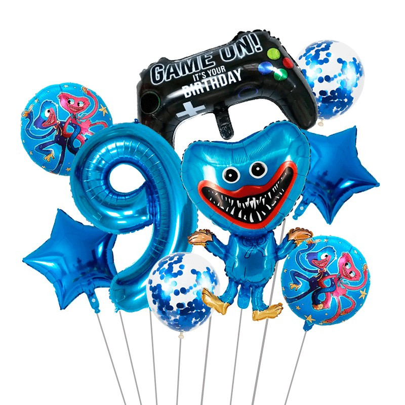 Globos Poppy Playtime (Azul )