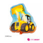 Kit de 4 globos Tractor +Numero