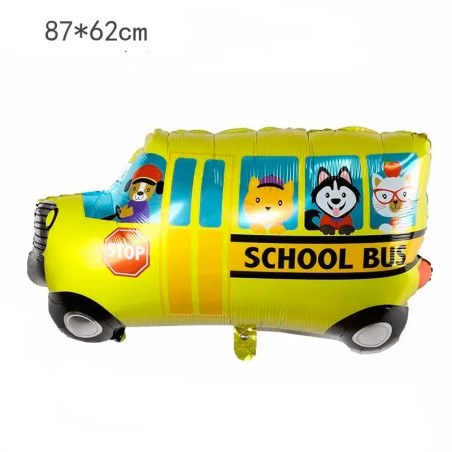 Globo forma de Bus escolar