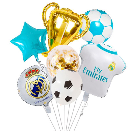 Kit de globos  de Real Madrid