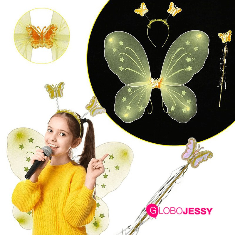 Ala Mariposa incluye  (Ala+Diadema+Varita)