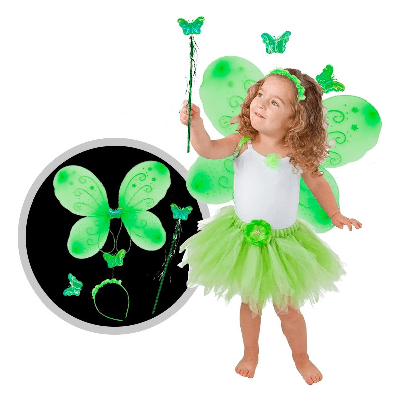 Ala de Mariposa incluye (Ala+Diadema+Varita)