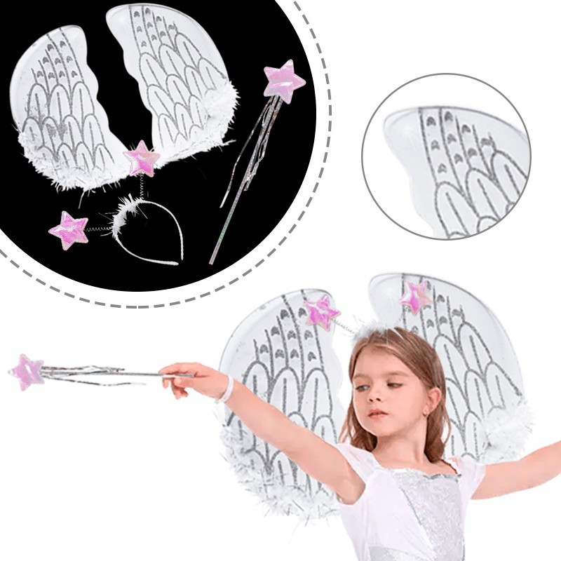 Alita de Angel incluye (Ala+Diadema+Varita)