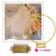 Soporte Circular metal 2mts aprox