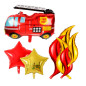Kit de  globos Bombero