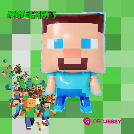 Globo Steve de Minecraft