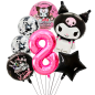kit de  globos Kuromi + Número