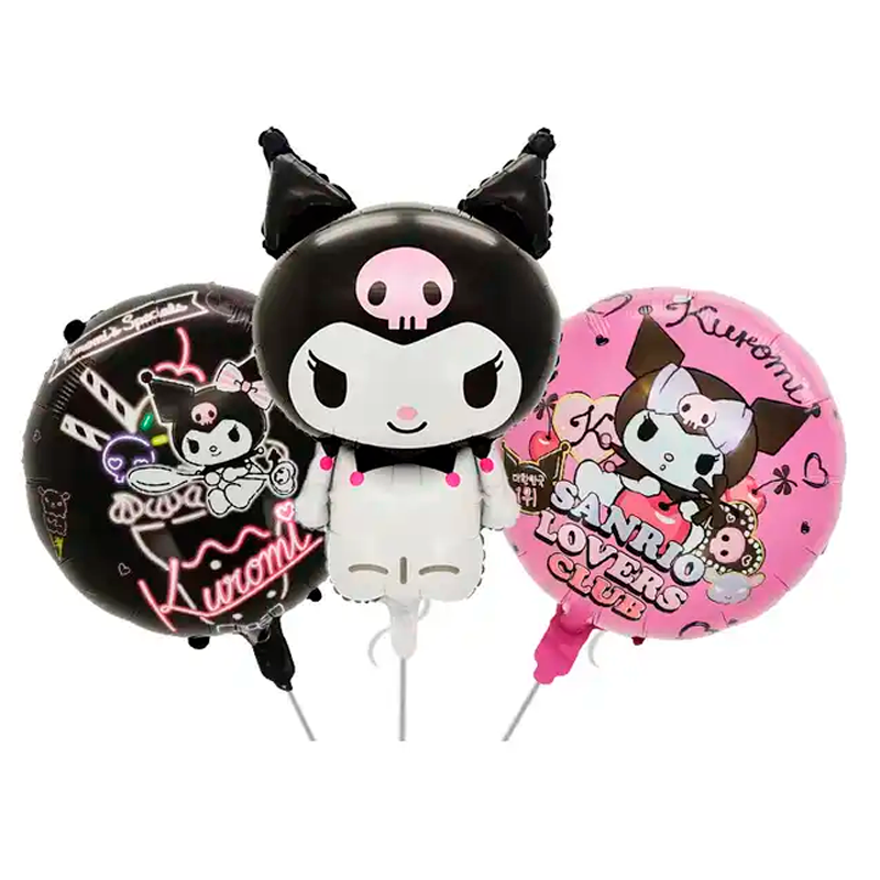 kit de  globos Kuromi