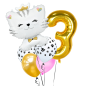 Pack de globos Gato Pack de globos Gato