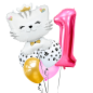 Pack de globos Gato Pack de globos Gato
