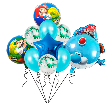 Kit de globos Yoshi de Mario Bros