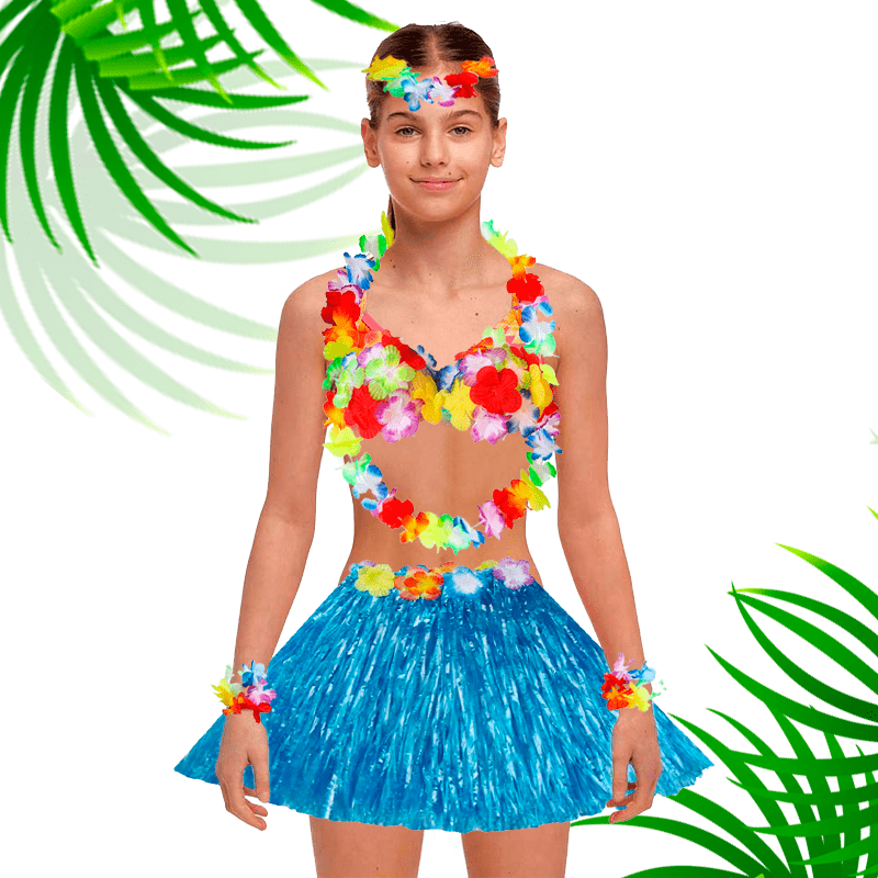 Pack Hawaiano Luau 5 productos Niño(a)