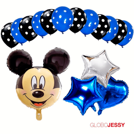 Pack de Globos Mickey o Minnie Mouse