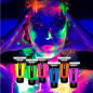 Pintura de cuerpo Neón Pack de 6 und de (10ml)