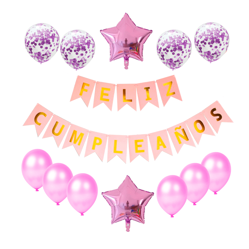 Kit FC+Confetti+ Globos latex