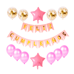 Kit Feliz Cumpleaños más confetti