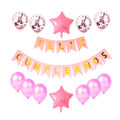 Kit Feliz Cumpleaños más confetti