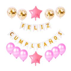 Kit Feliz Cumpleaños más confetti