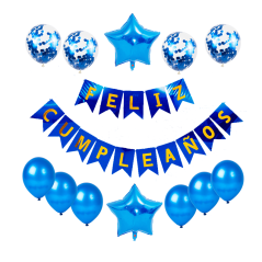 Kit Feliz Cumpleaños más confetti