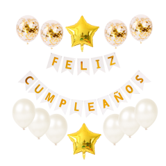 Kit Feliz Cumpleaños más confetti