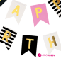 Kit HB + Confetti +globo latex