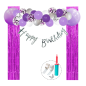 Kit HB+Confetti+ Globos latex+Inflador+Cortina