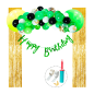 Kit HB+Confetti+ Globos latex+Inflador+Cortina