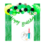 Kit HB+Confetti+ Globos latex+Inflador+Cortina