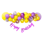 Kit  Guirnalda HB+Confetti+ Globos latex